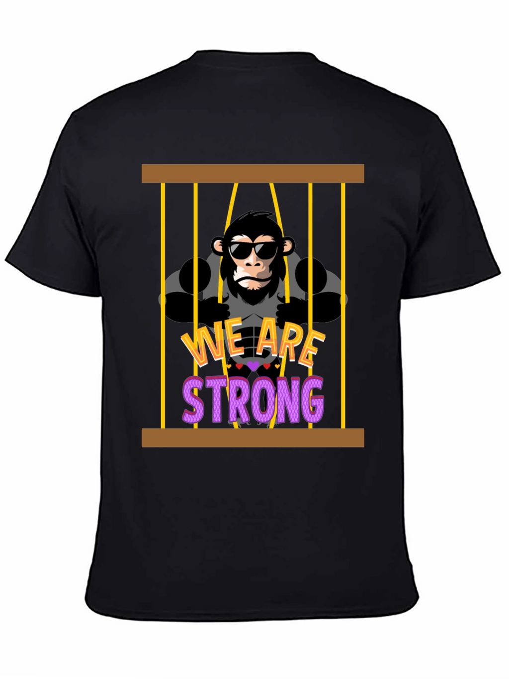 We Are Strong Gorilla Graphic T-Shirt