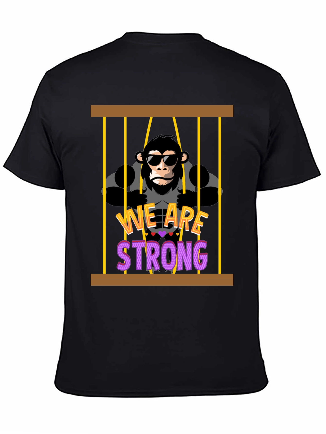 We Are Strong Gorilla Graphic T-Shirt