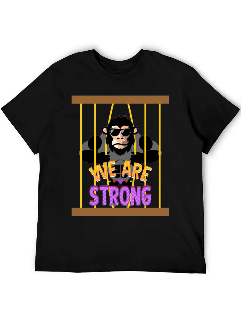 We Are Strong Gorilla Graphic T-Shirt