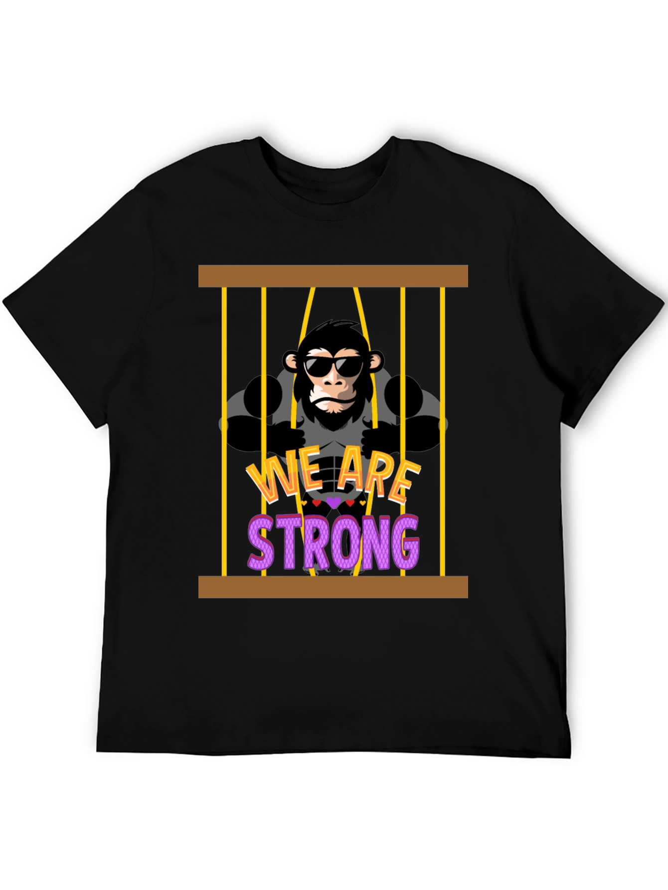 We Are Strong Gorilla Graphic T-Shirt