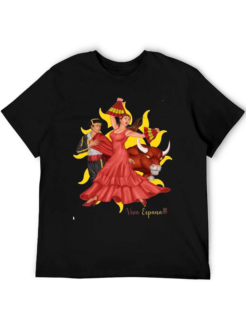 Viva Espana Graphic T-Shirt - Bullfighting Culture Tee
