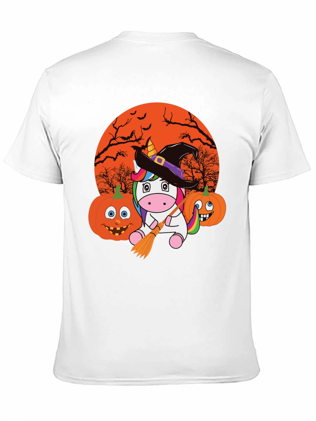 Halloween Unicorn Witch T-Shirt