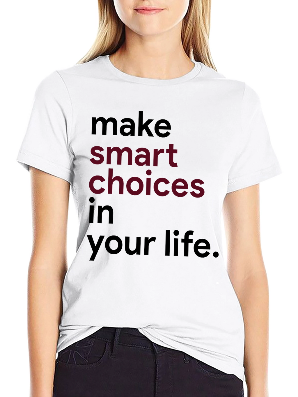 Inspirational Make Smart Choices Graphic Tee
