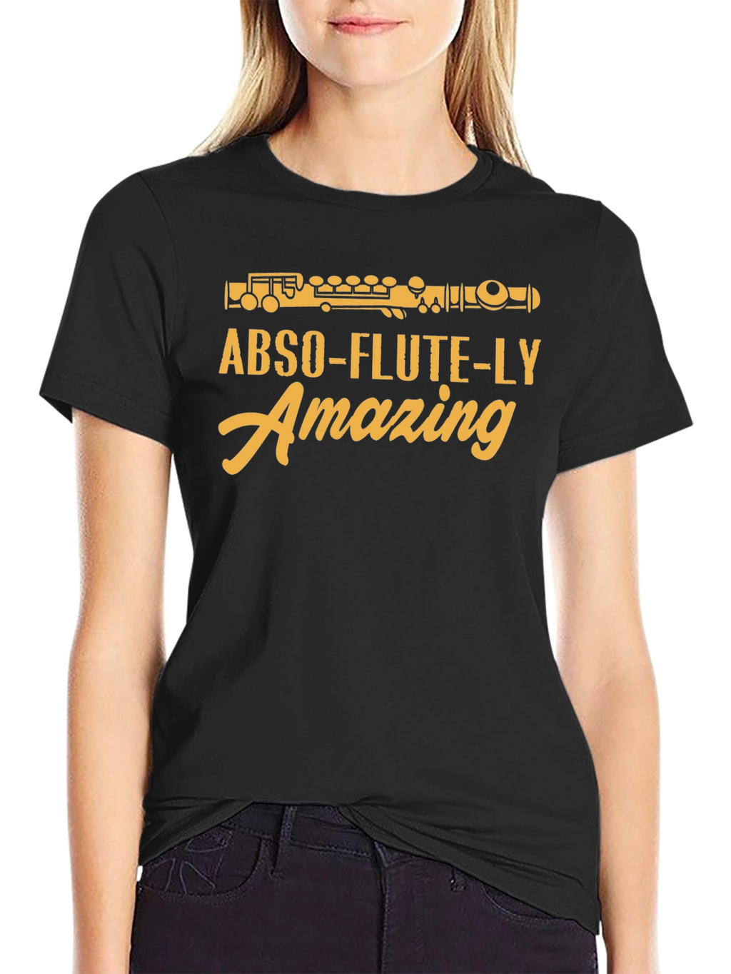 Abso-flute-ly Amazing T-Shirt - Musician Humor Tee