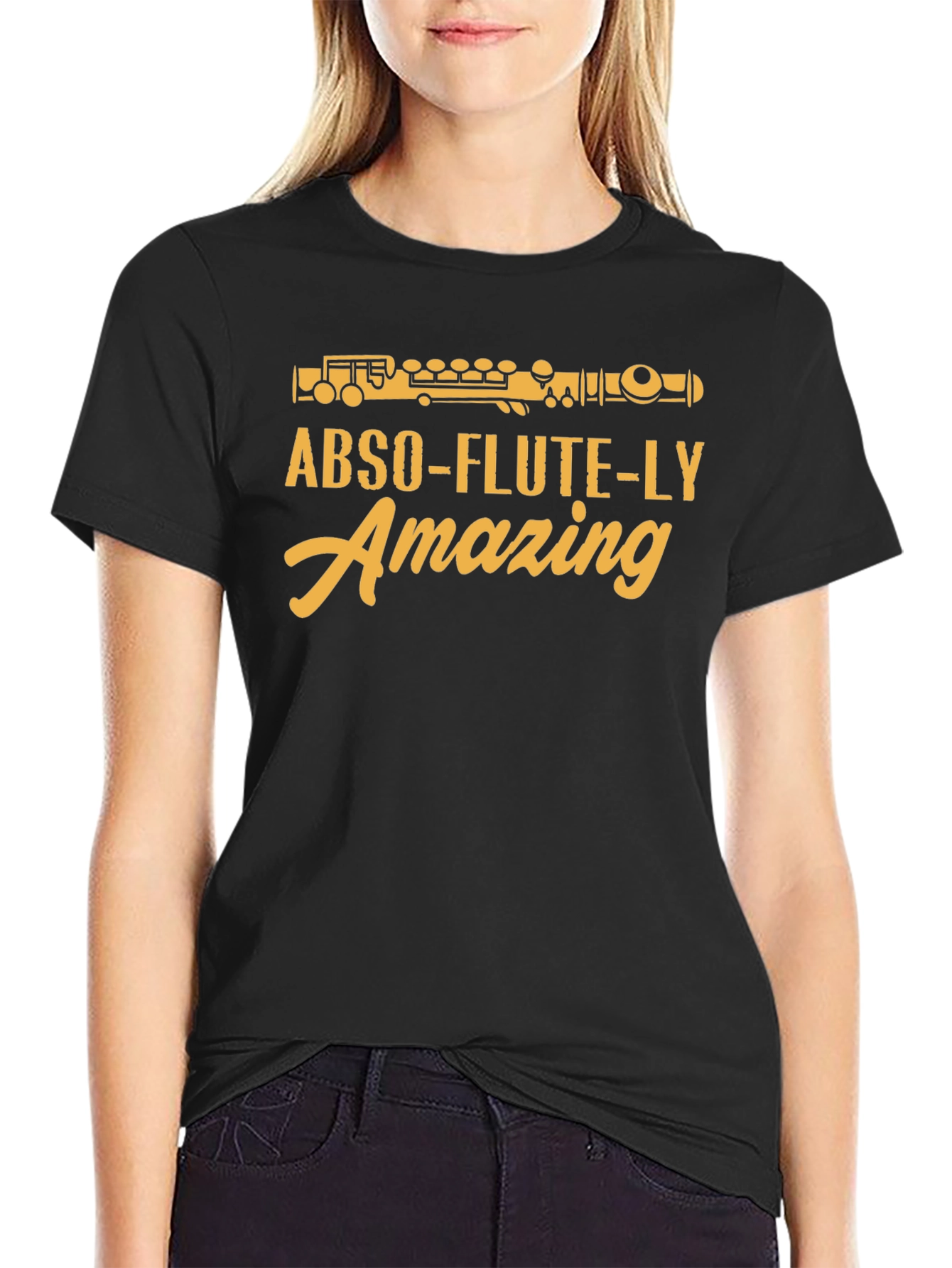 Abso-flute-ly Amazing T-Shirt - Musician Humor Tee
