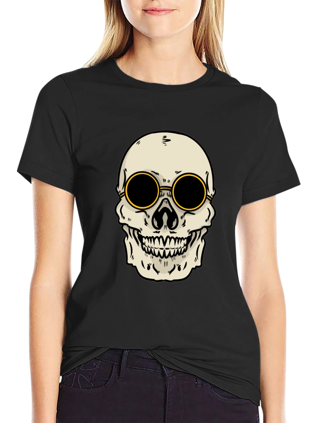 Skull Graphic Black T-Shirt