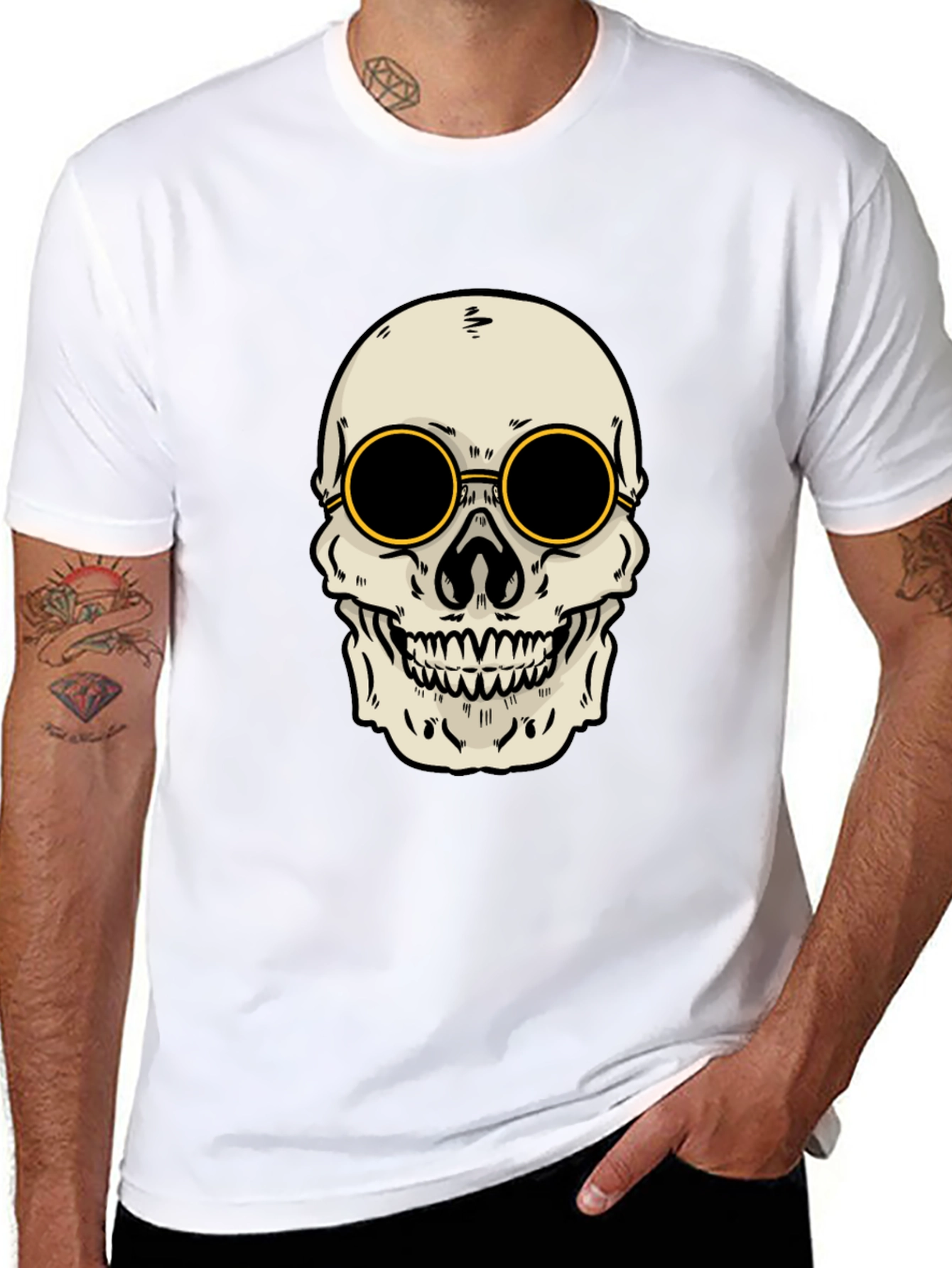 Skull Graphic Black T-Shirt