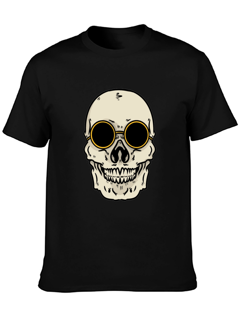 Skull Graphic Black T-Shirt