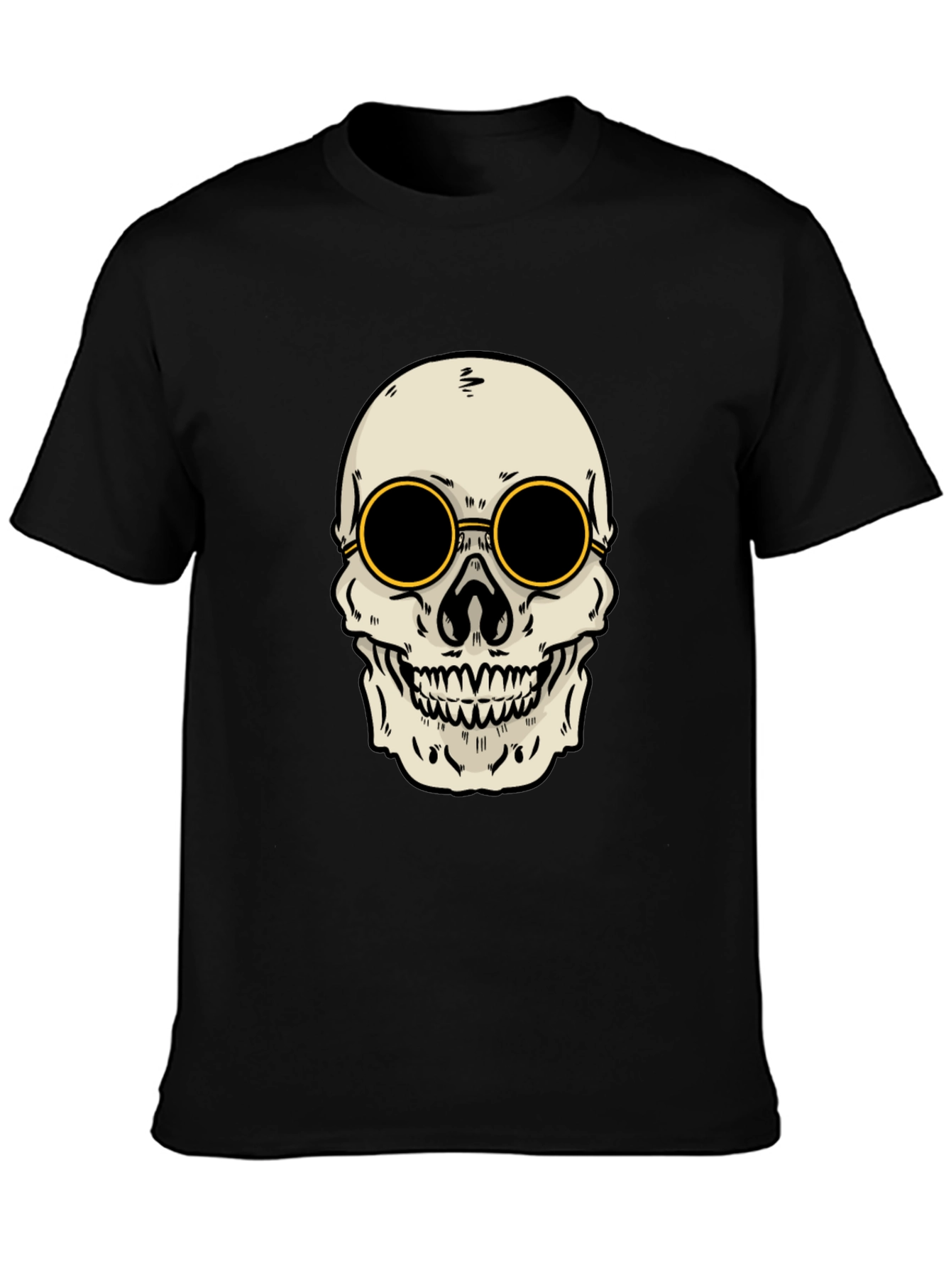 Skull Graphic Black T-Shirt