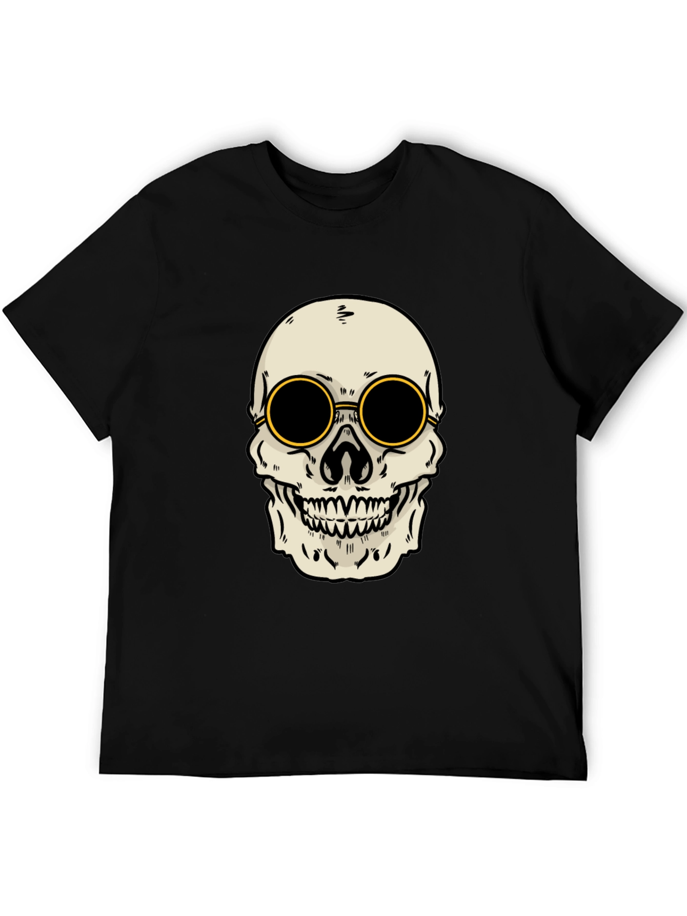 Skull Graphic Black T-Shirt