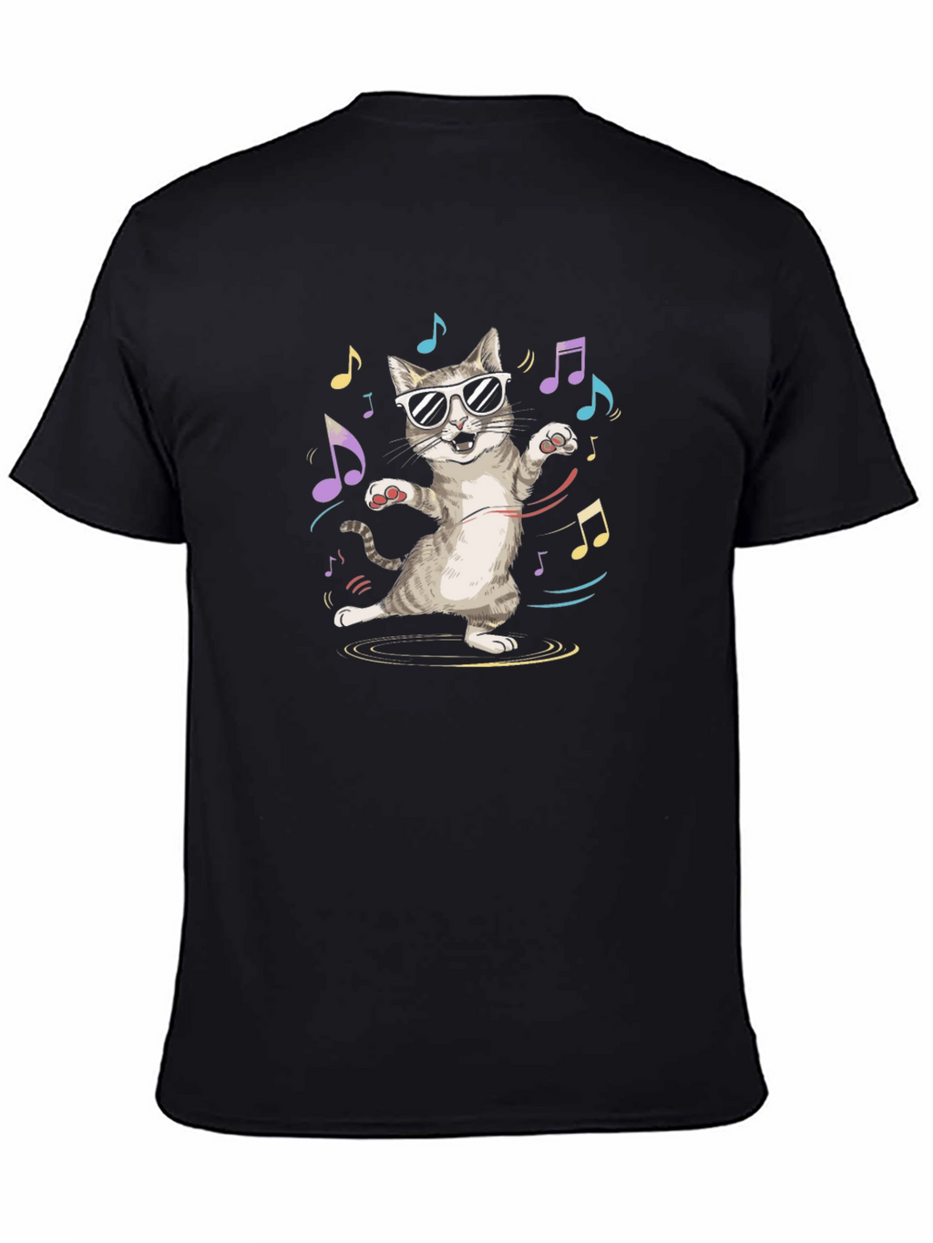 Cool Cat Music T-Shirt - Unisex Cotton Tee