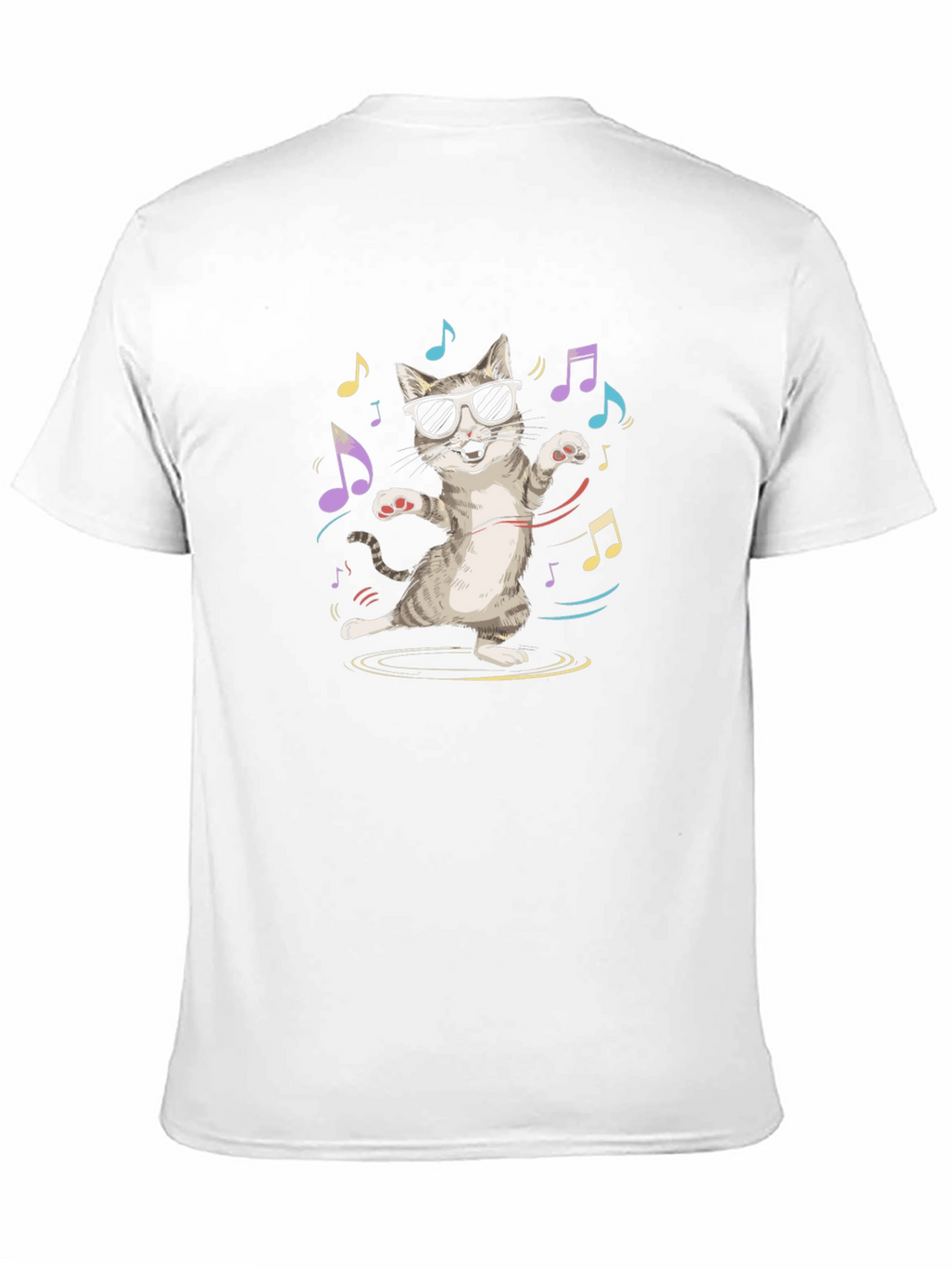 Cool Cat Music T-Shirt - Unisex Cotton Tee