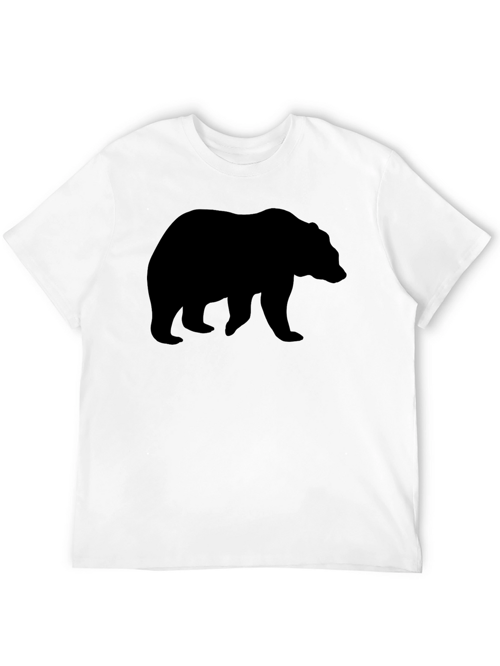 Black Bear Silhouette Graphic T-Shirt