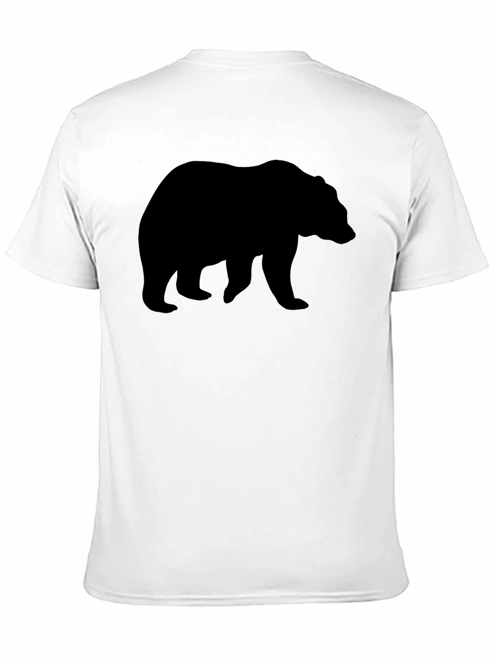 Black Bear Silhouette Graphic T-Shirt