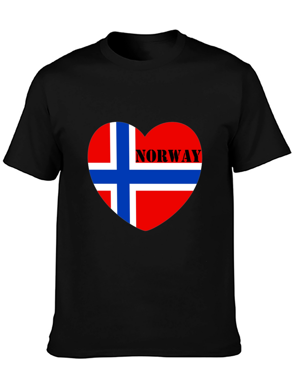 Norway Flag Heart T-Shirt