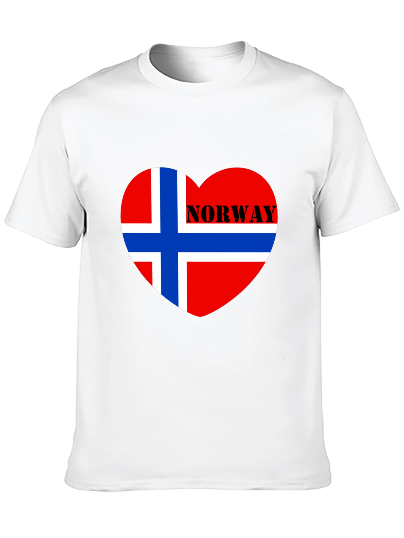 Norway Flag Heart T-Shirt