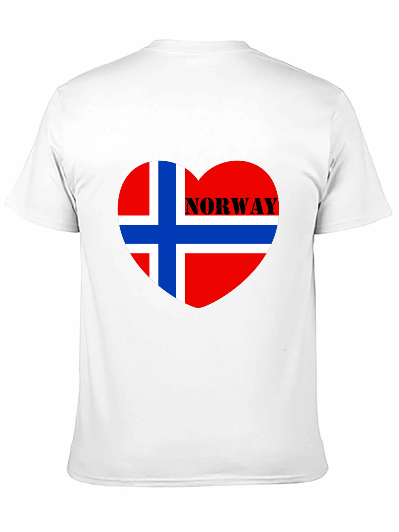 Norway Flag Heart T-Shirt