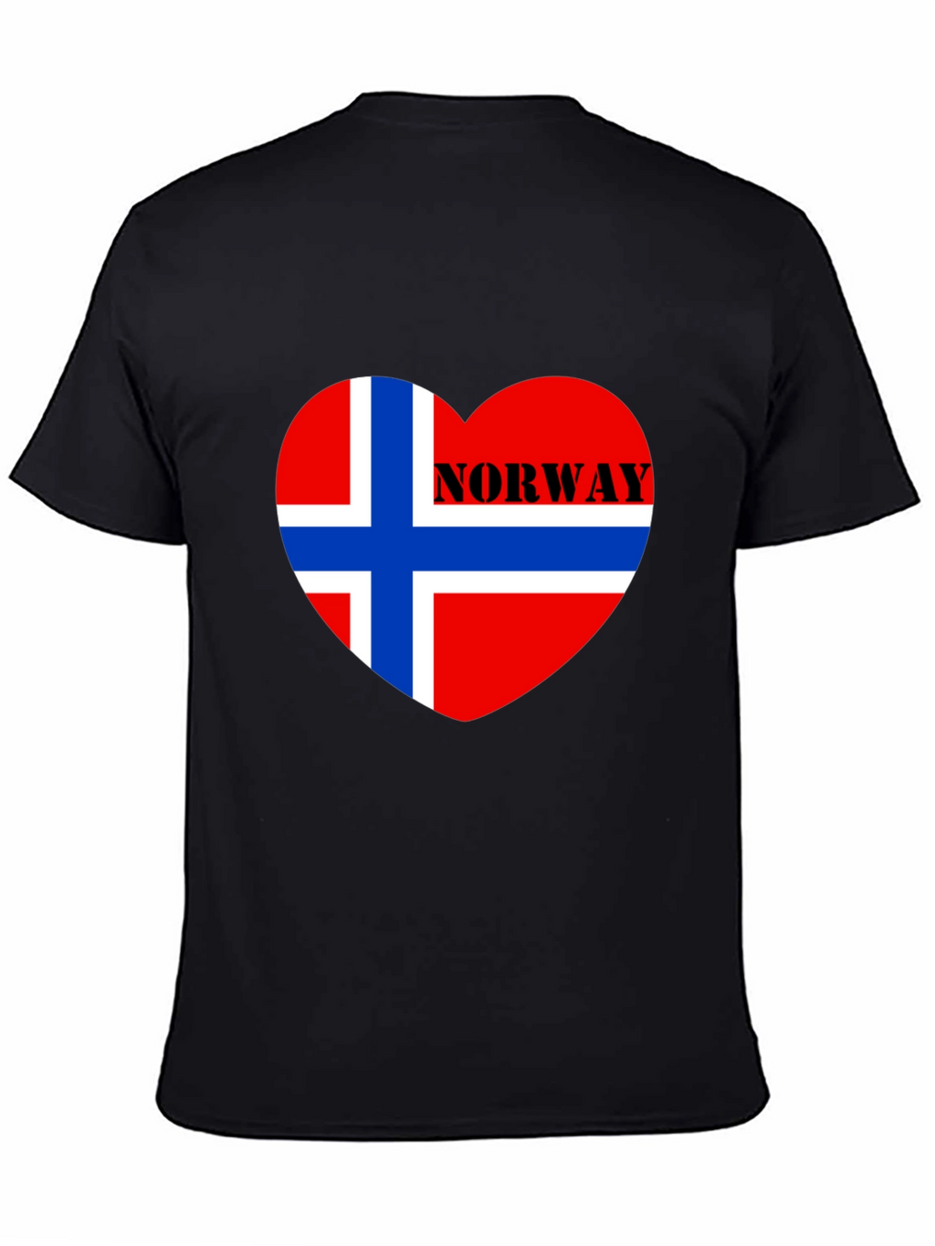 Norway Flag Heart T-Shirt