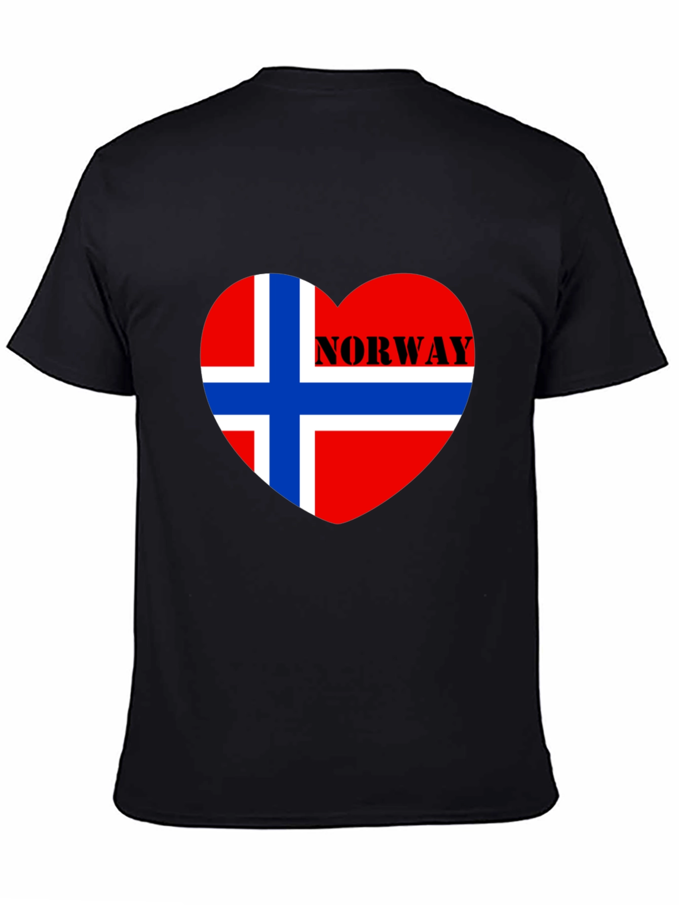 Norway Flag Heart T-Shirt