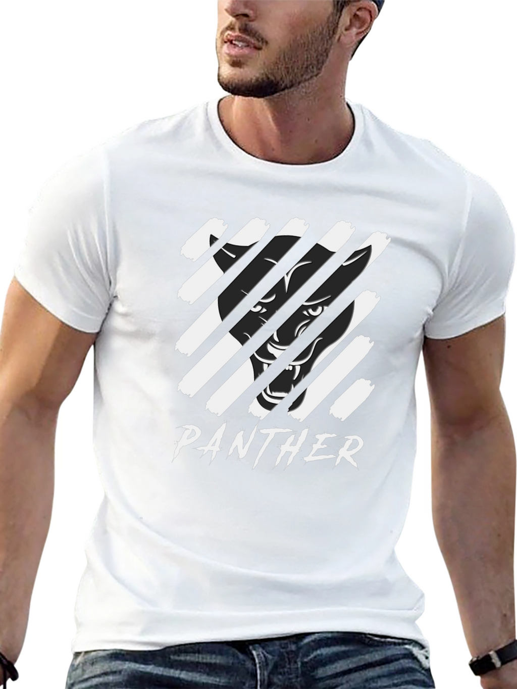 Black Panther Graphic Tee - Stylish Mens T-Shirt