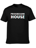 Progressive House Glitch Tee - Black
