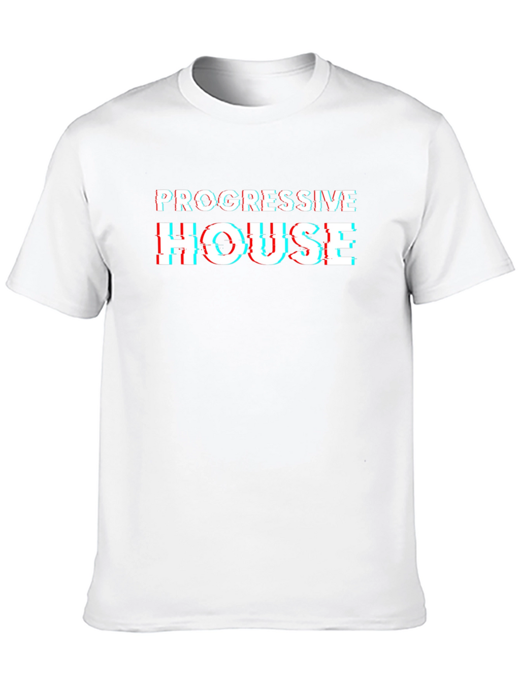 Progressive House Glitch Tee - Black
