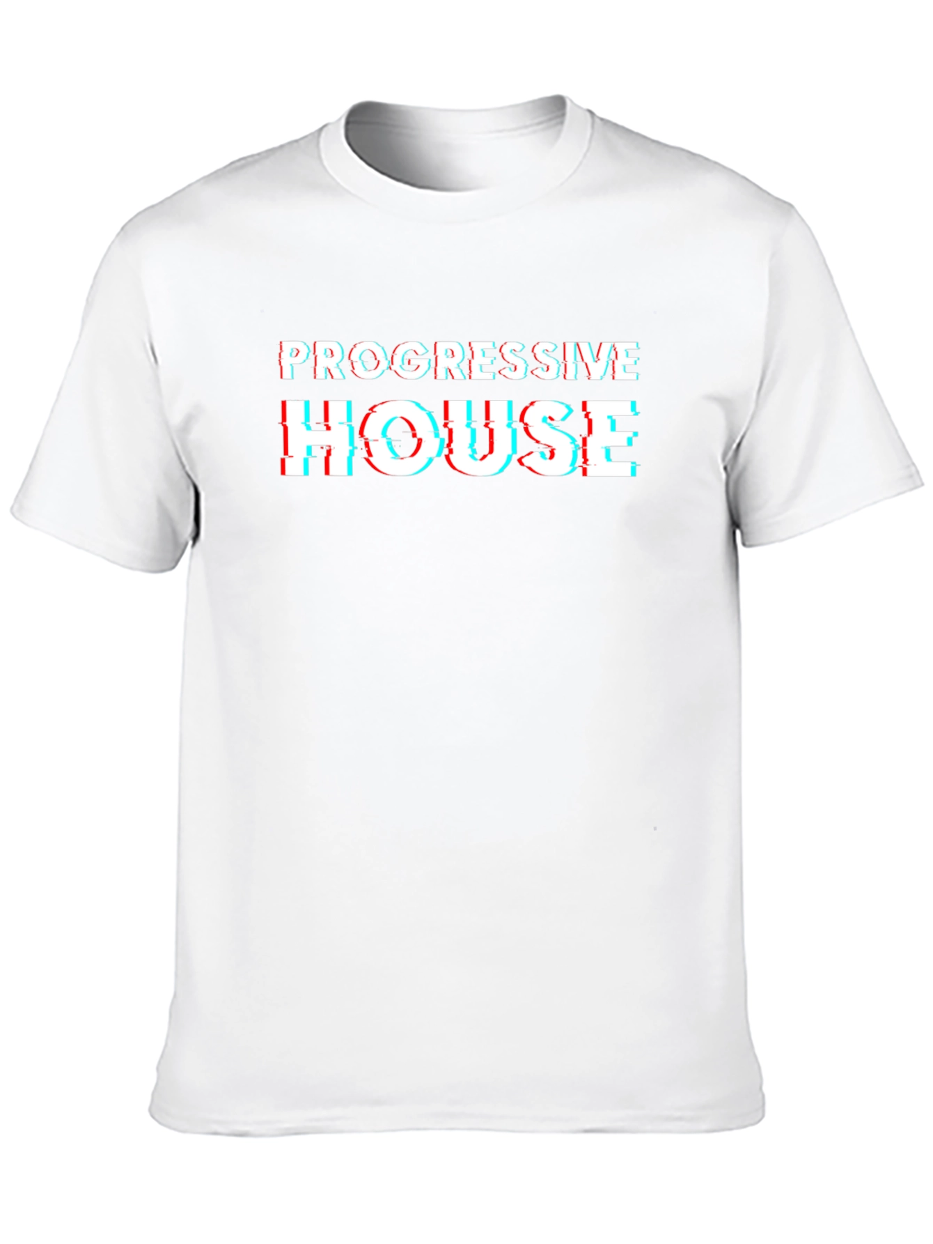 Progressive House Glitch Tee - Black
