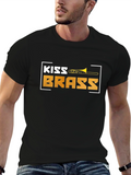 Kiss Brass Trombone T-Shirt - Music Lover Tee