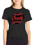 Baseball Coach Graphic T-Shirt