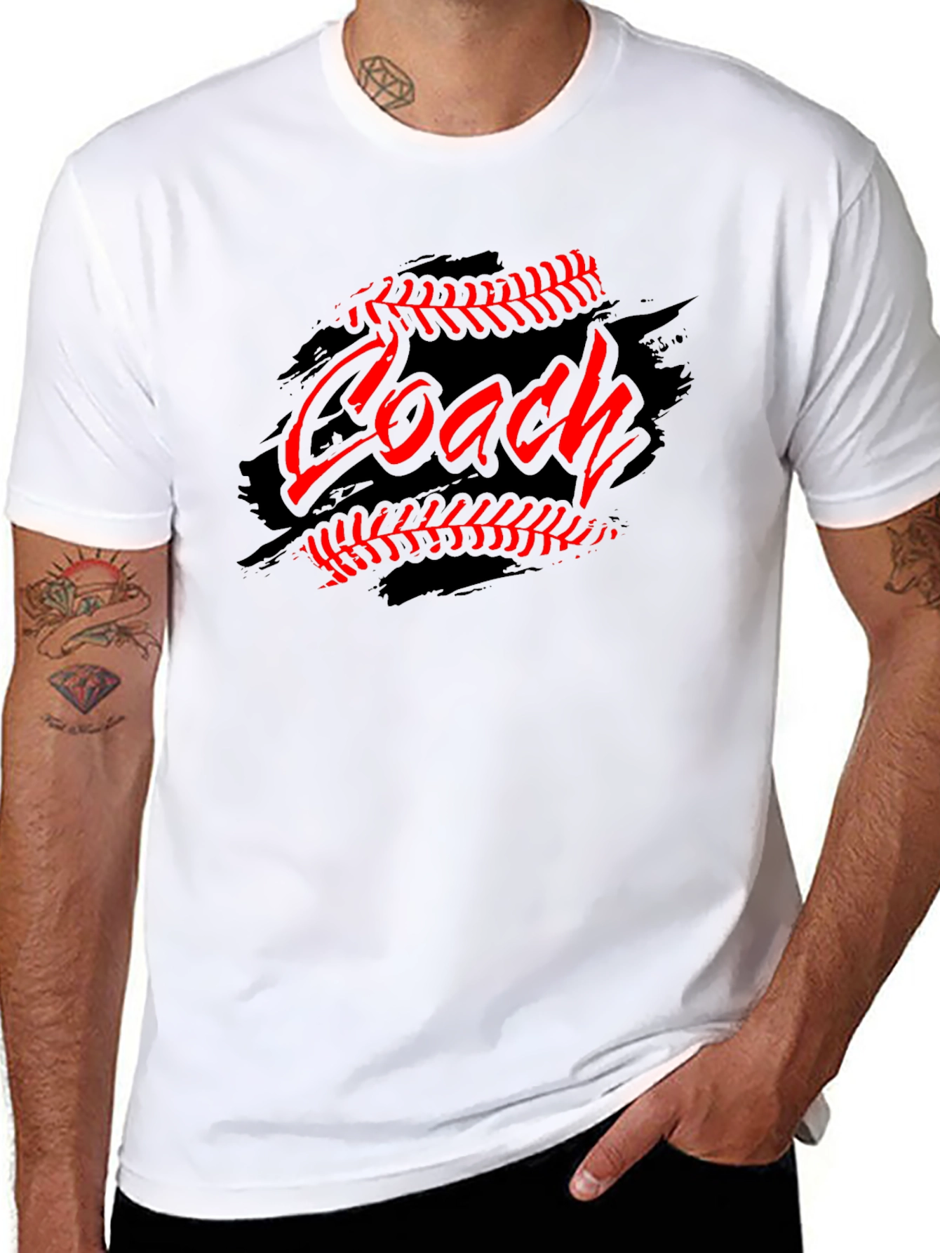 Baseball Coach Graphic T-Shirt