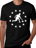 Bowling Star Circle Graphic Tee