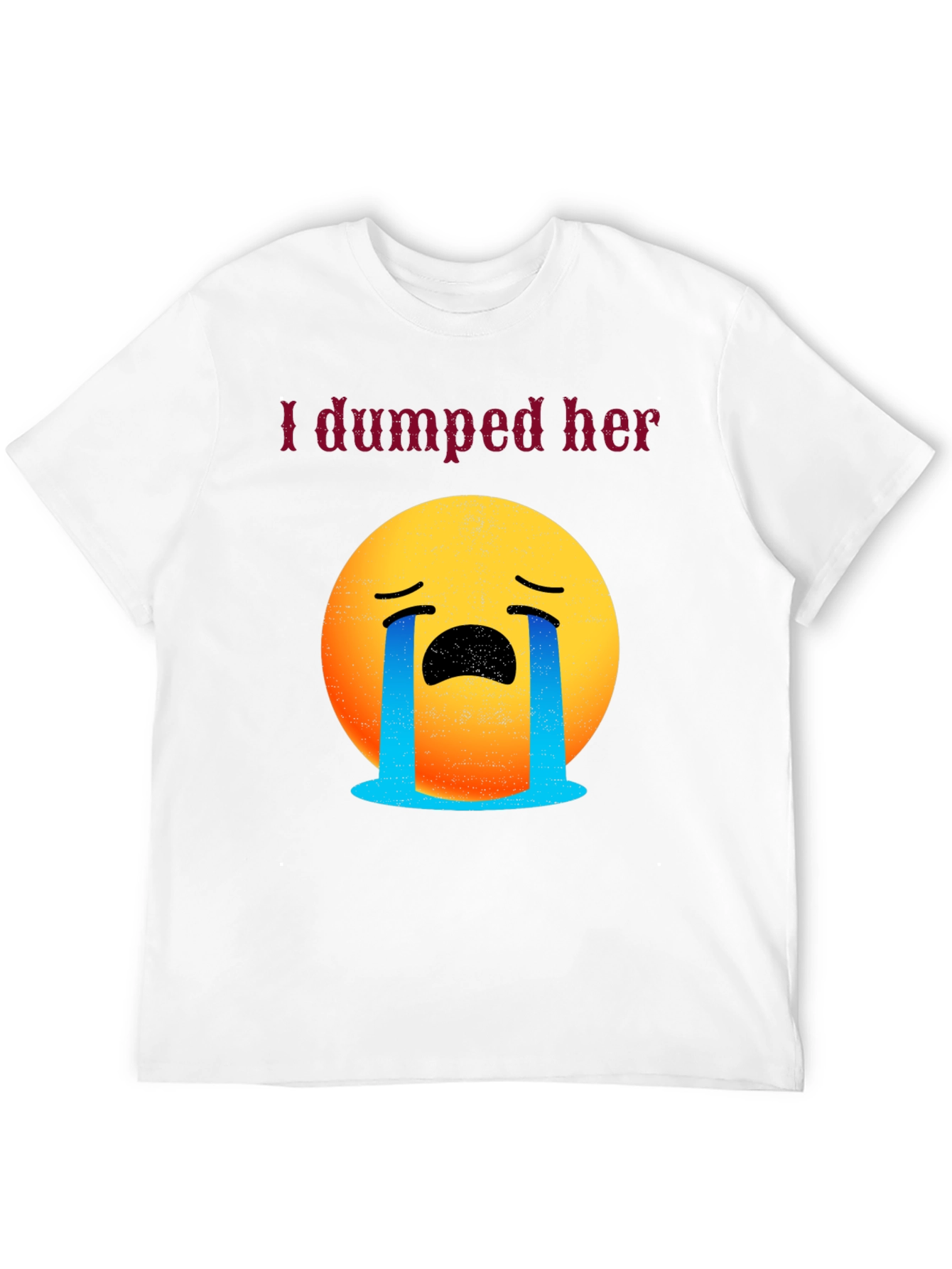 I Dumped Her Emoji Tee - Funny Breakup Shirt