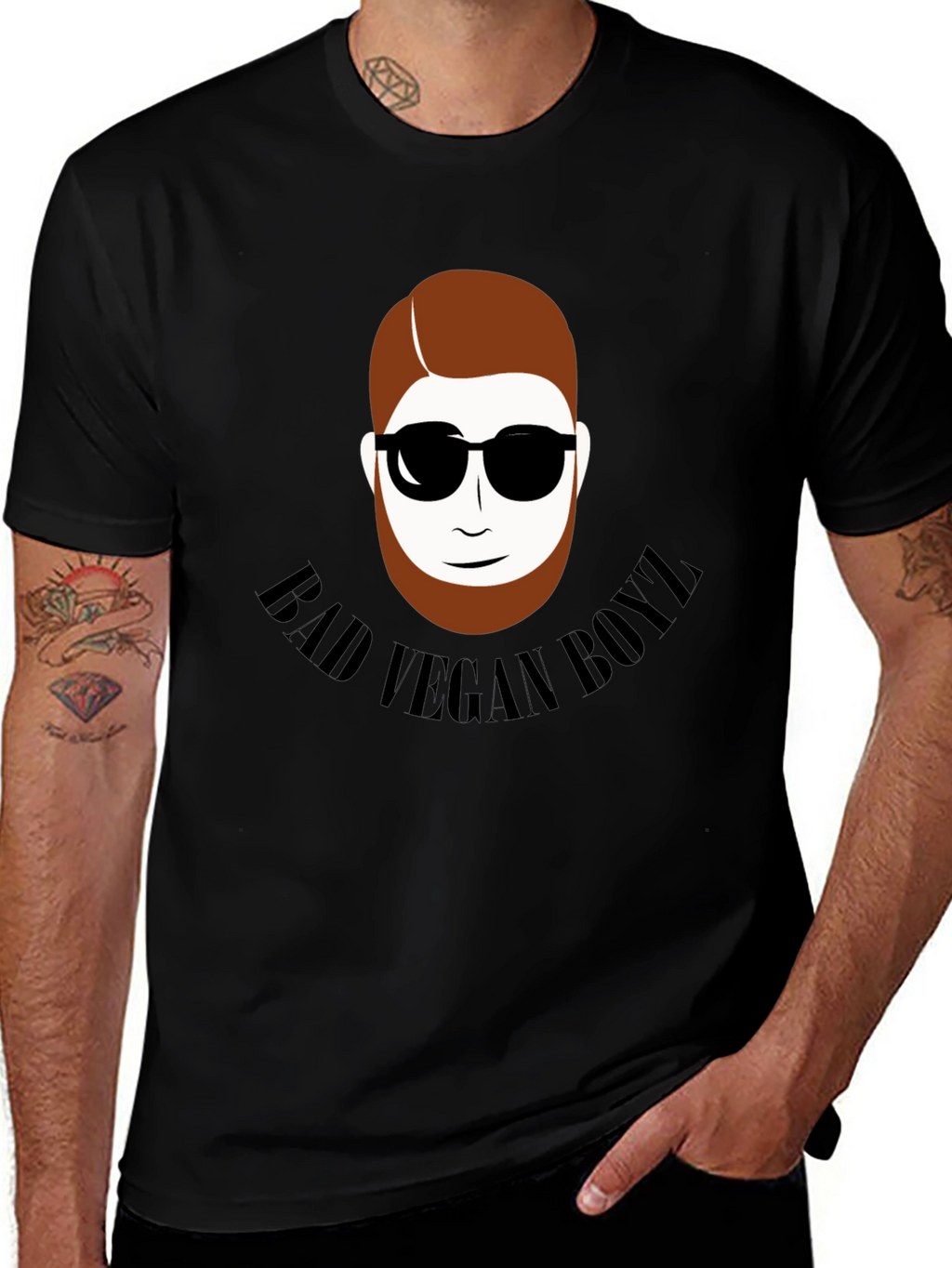 Bad Vegan Boyz Graphic T-Shirt