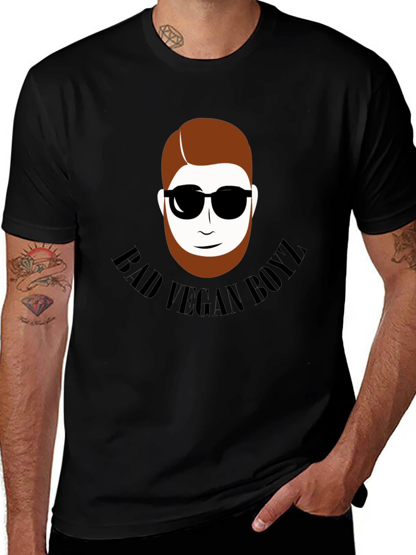 Bad Vegan Boyz Graphic T-Shirt