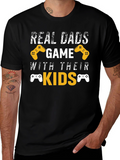 Real Dads Game with Their Kids T-Shirt