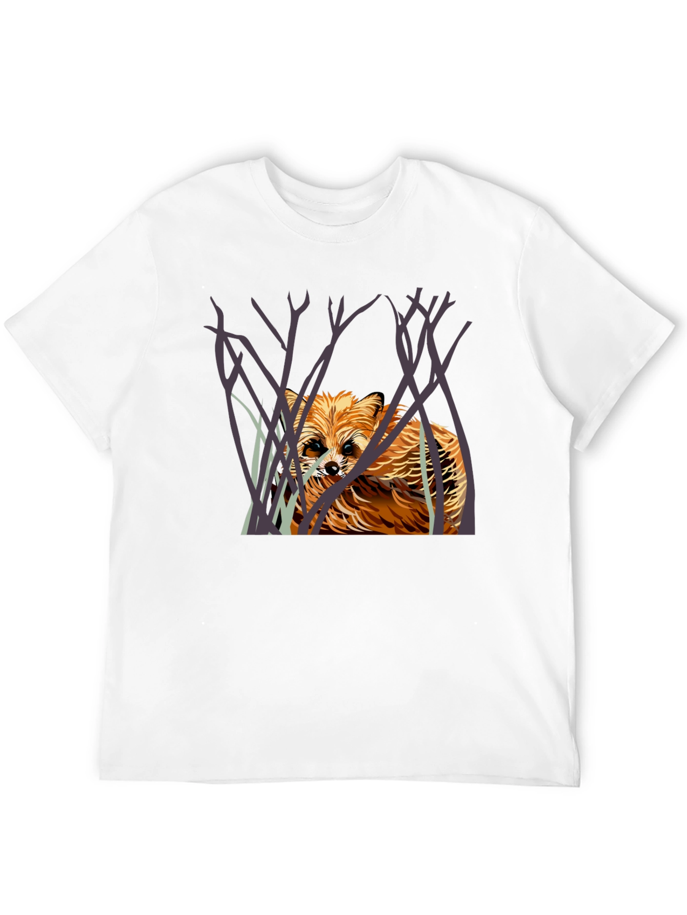 Raccoon Graphic Print Black T-Shirt