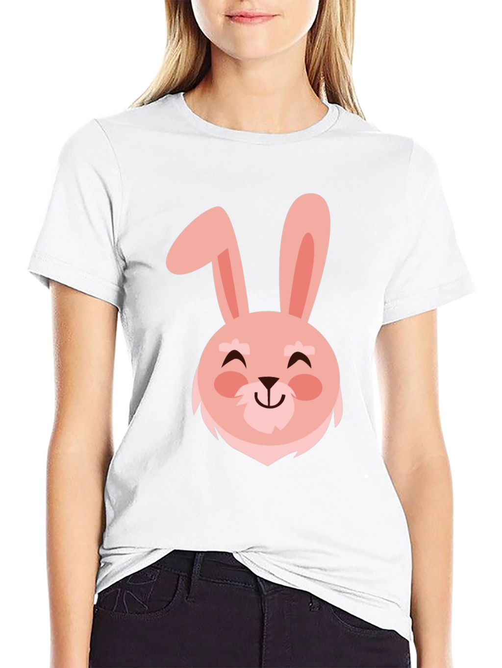 Cute Bunny Graphic Tee - Easter Holiday Shirt