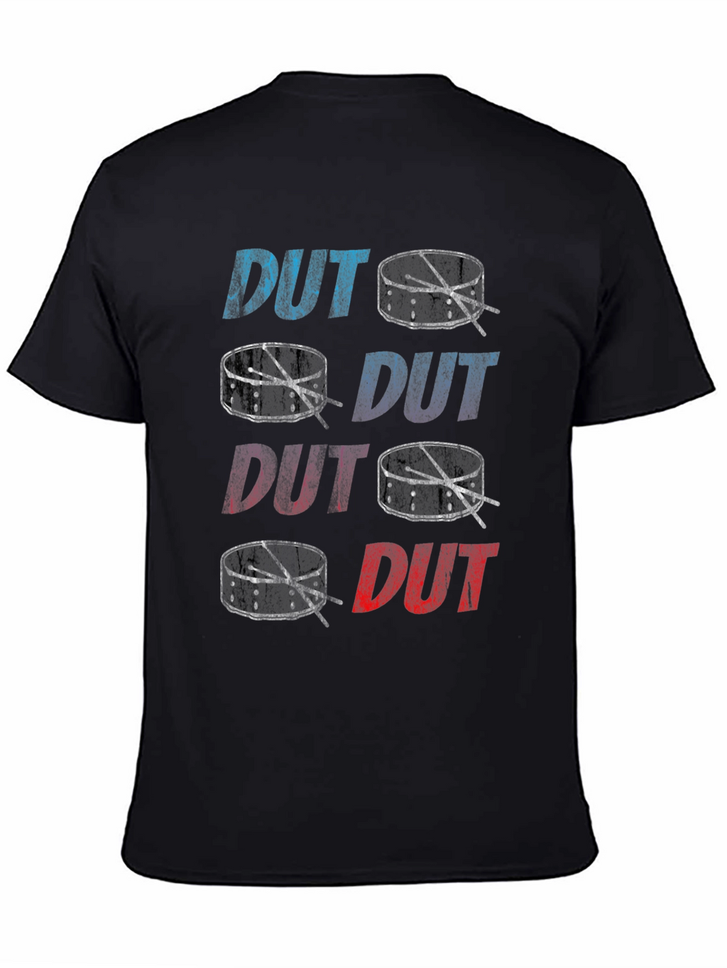 Drums T-Shirt DUT Graphic Print