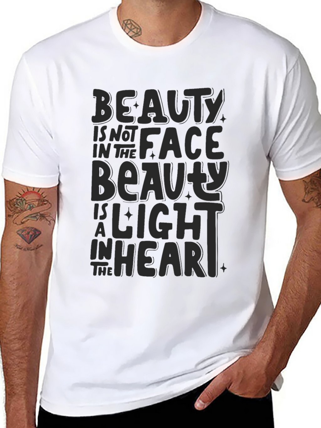 Beauty is Light Graphic Tee - Comfort Fit