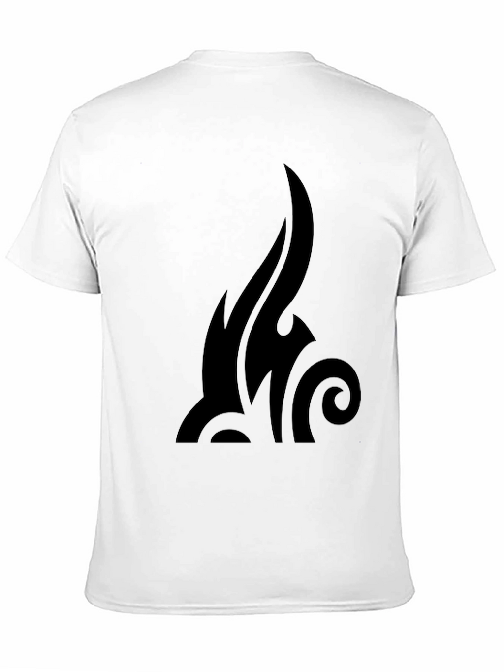 Mens Black Tribal Graphic T-Shirt - Casual Style