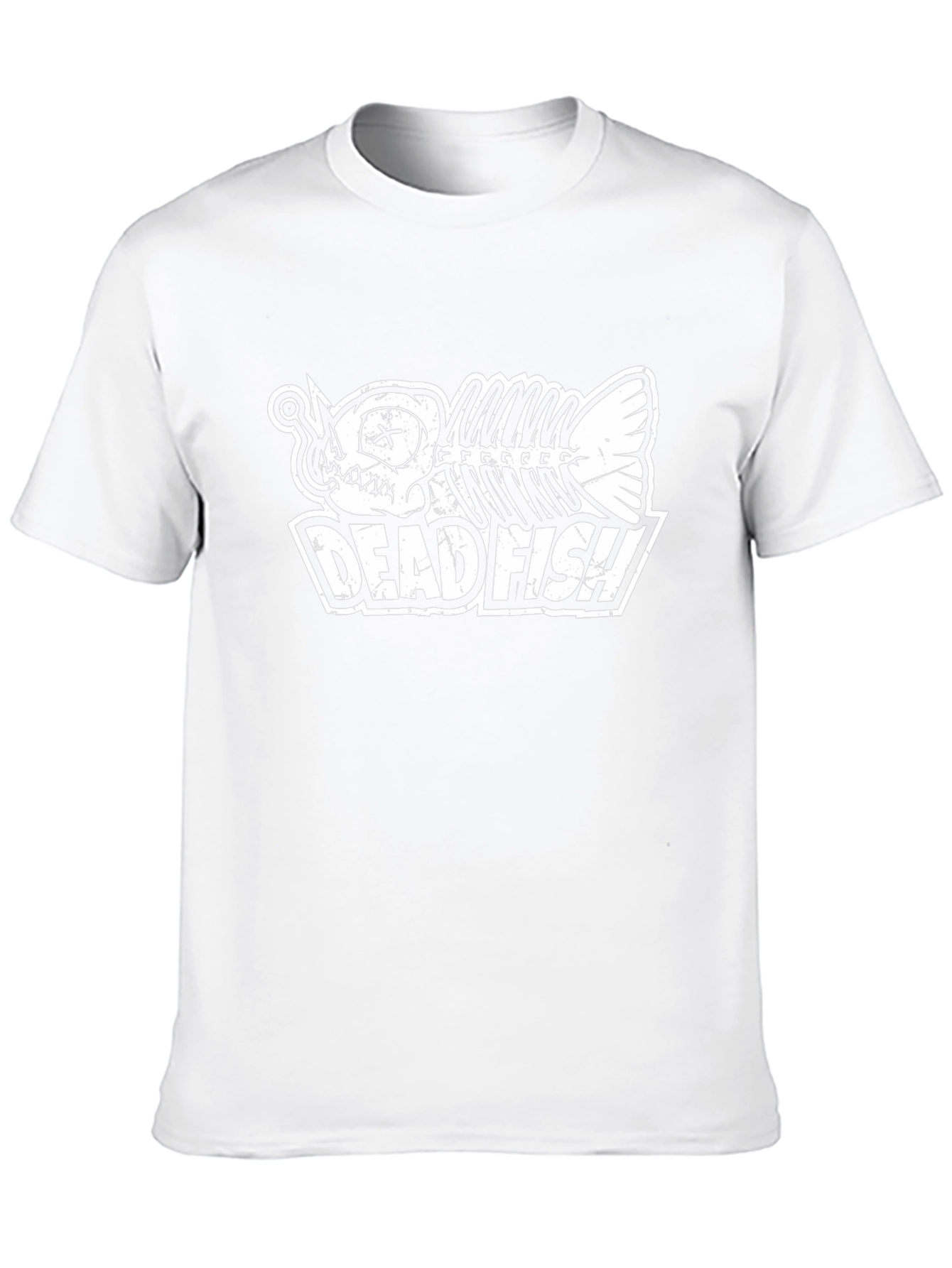 Dead Fish Graphic T-Shirt - Black Cotton Tee
