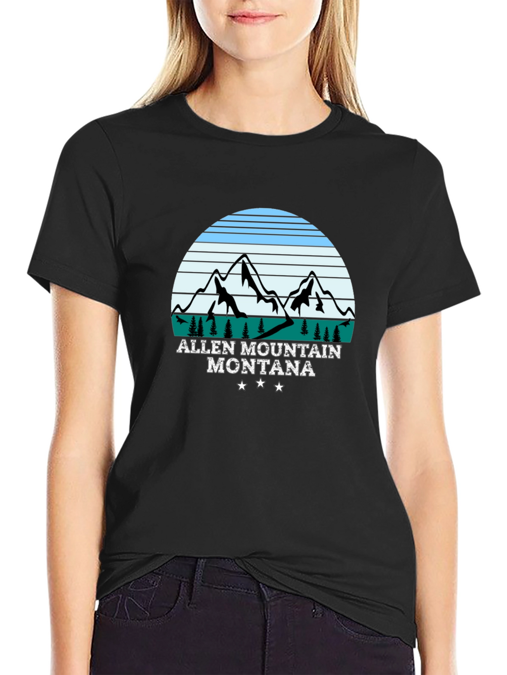 Allen Mountain Montana Graphic T-Shirt