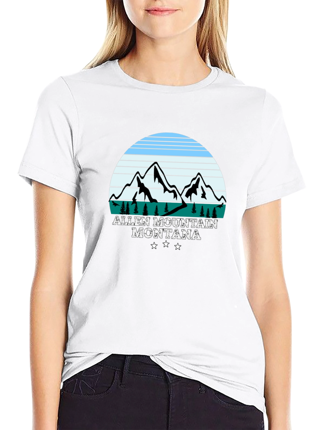 Allen Mountain Montana Graphic T-Shirt