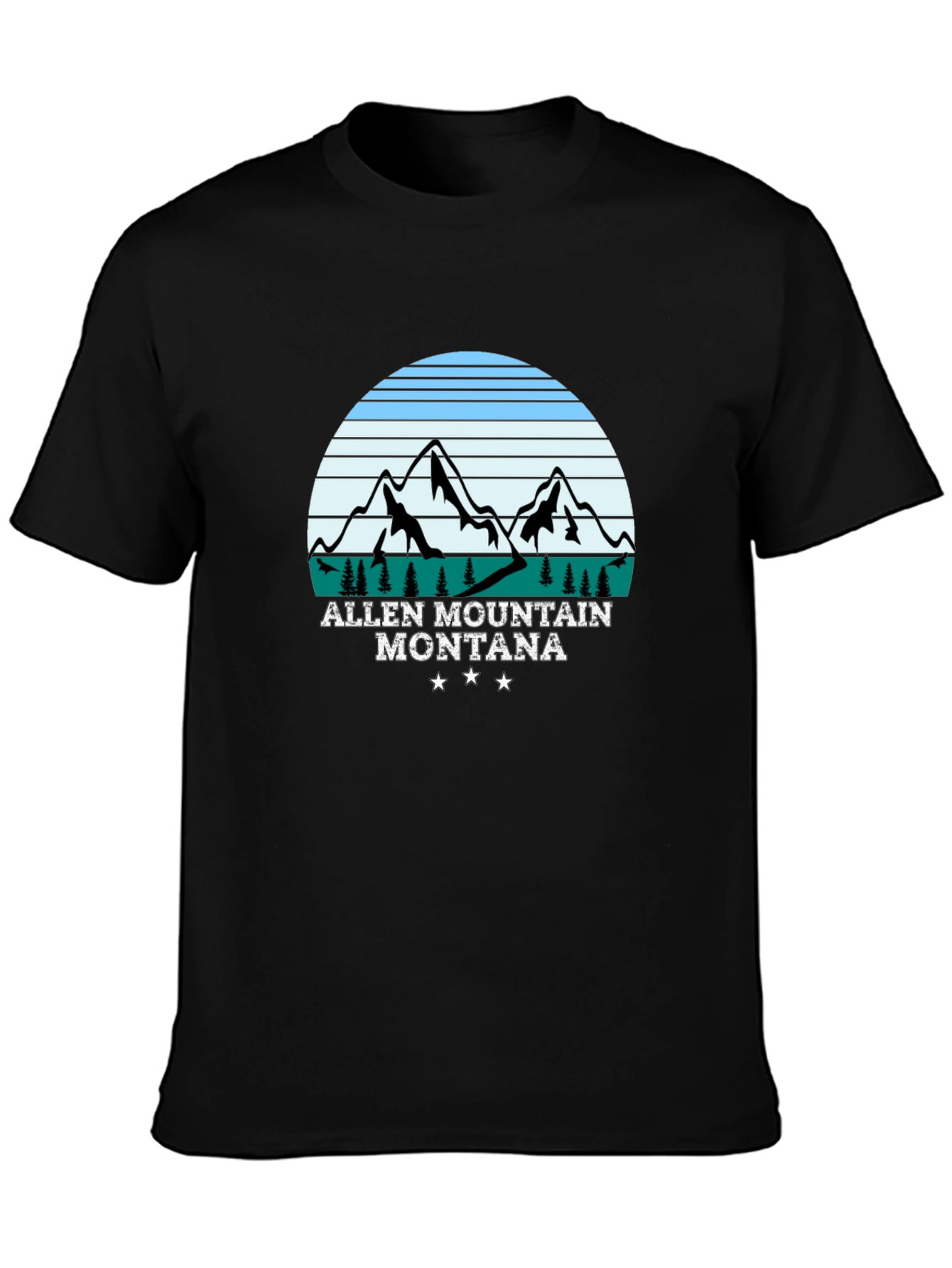 Allen Mountain Montana Graphic T-Shirt