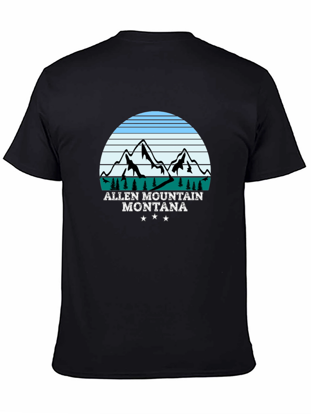 Allen Mountain Montana Graphic T-Shirt
