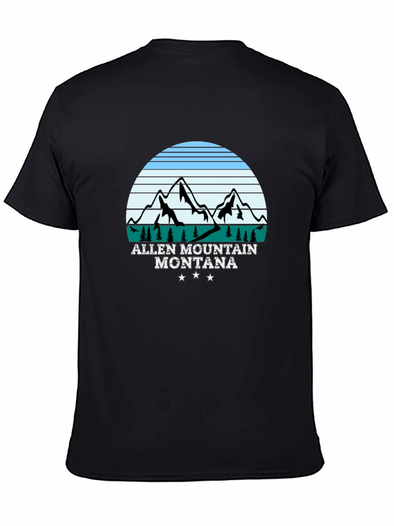 Allen Mountain Montana Graphic T-Shirt
