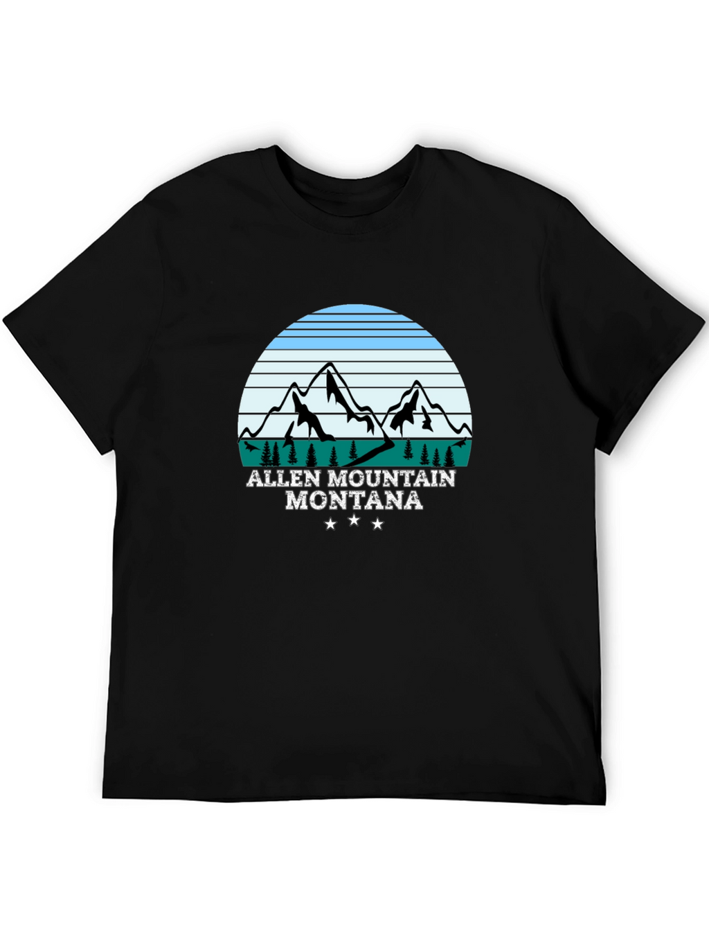 Allen Mountain Montana Graphic T-Shirt