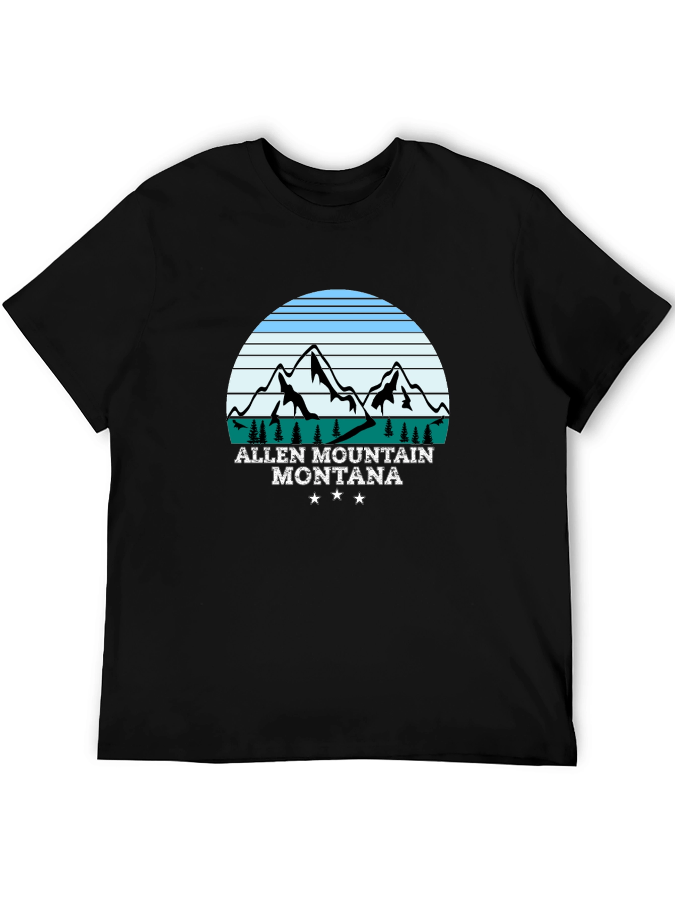 Allen Mountain Montana Graphic T-Shirt