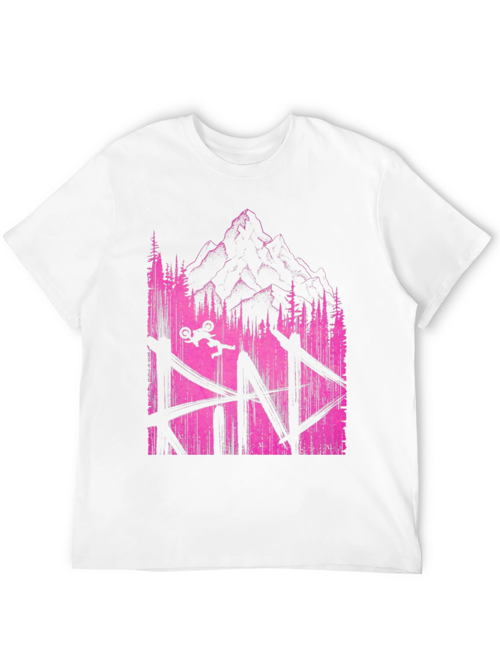 Mountain Bike Jump Graphic Tee - Black