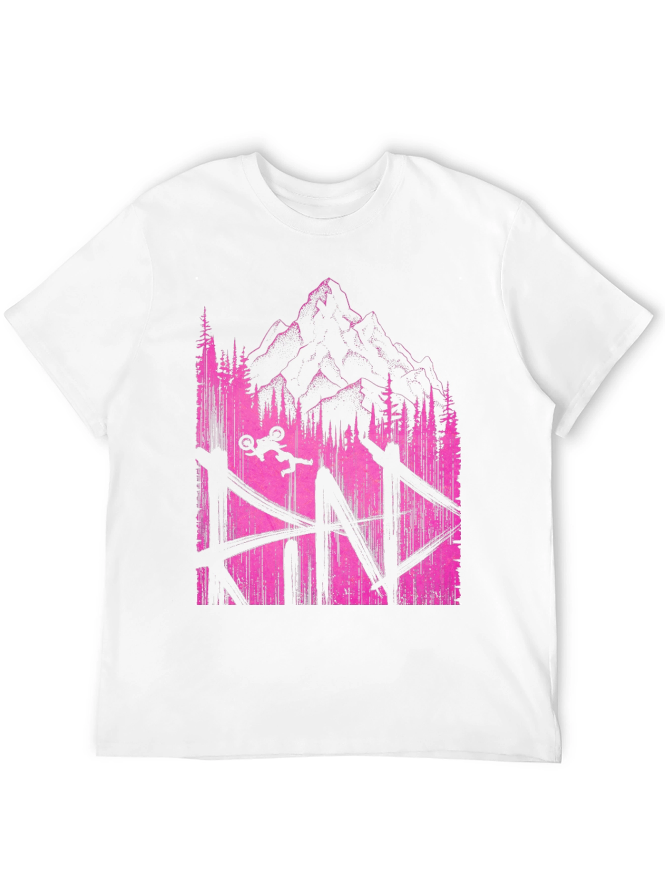 Mountain Bike Jump Graphic Tee - Black